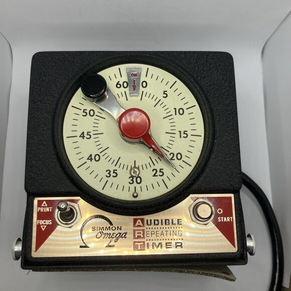 Vintage Simmon Omega Audible Repeating Timer Dark Room Model M-59 J-2907 - Picture 2 of 11